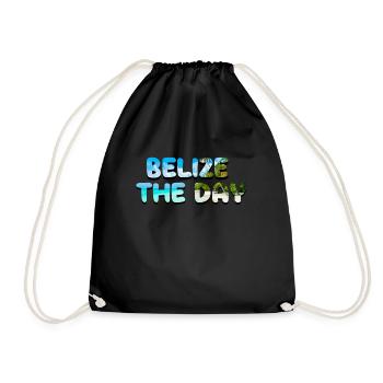 Belize der Tag stolze Belizean Belize UrlaubLove B - Turnbeutel - Schwarz - Vorne