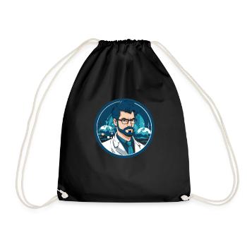Data Science Data Analyst Cool - Drawstring Bag - black - Front