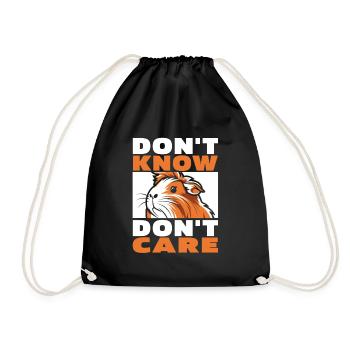 Guinea Pig Guinea Pig Funny - Drawstring Bag - black - Front