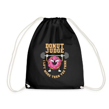 Donut Fitness Donut Gym - Sac de sport léger - noir - Devant