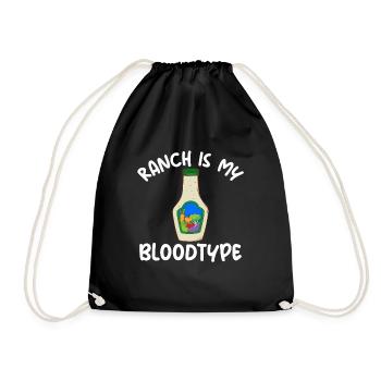 Ranch est ma vinaigrette Ranch sanglante - Sac de sport léger - noir - Devant