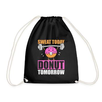 Donut Fitness Donut Gym - Sac de sport léger - noir - Devant