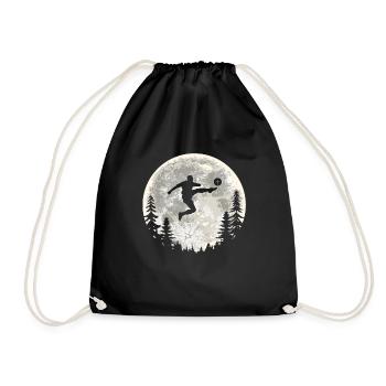 Football Football Lune - Sac de sport léger - noir - Devant