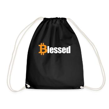 Bitcoin Crypto Hodl BTC Bitc - Drawstring Bag - black - Front