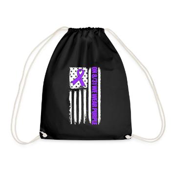 Sur 8.031, nous transportons une overdose de US violet - Sac de sport léger - noir - Devant