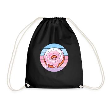 Beignet - Sac de sport léger - noir - Devant
