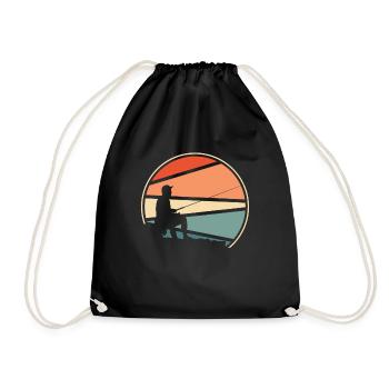 Angler Fishing - Drawstring Bag - black - Front