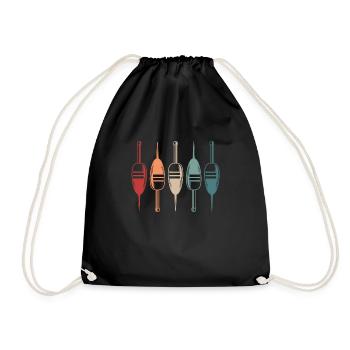 Angler Fishing - Drawstring Bag - black - Front