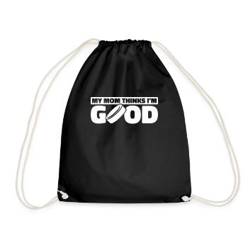 Gardien de but de hockey sur glace Gardien de but Maman - Sac de sport léger - noir - Devant