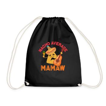 Nacho Average Mamaw Cinco de Mayo Mamaw - Turnbeutel - Schwarz - Vorne