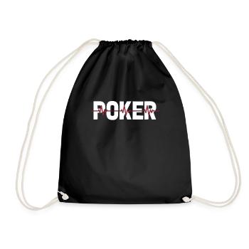 Poker Ekg Heartbeat - Sac de sport léger - noir - Devant