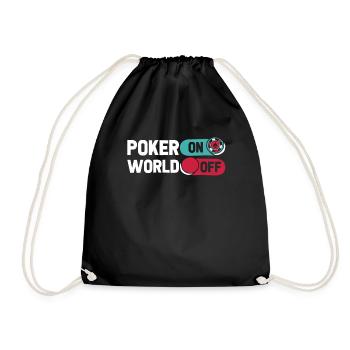 Poker Poker sur World Off - Sac de sport léger - noir - Devant