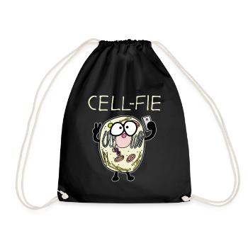 Découvrez le monde fantaisiste de la Cell-Fie Atom - Sac de sport léger - noir - Devant