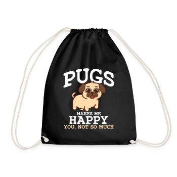 Embrace your love of boobs with this - Drawstring Bag - black - Front