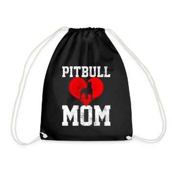 Maman Pitbull Amour Maman Unique - Sac de sport léger - noir - Devant