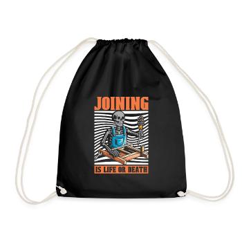 Charpentier Charpentier Squelette de charpentier - Sac de sport léger - noir - Devant