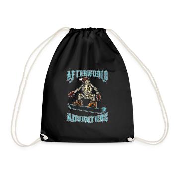 Snowboard Snowboarder Afterworld Adventure - Turnbeutel - Schwarz - Vorne