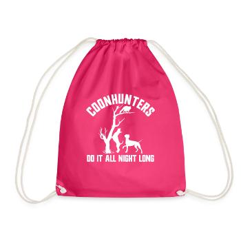 Coonhunter machen es die ganze Nacht lang auf derN - Turnbeutel - Fuchsia - Vorne