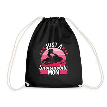 Motoneige Motoneige Maman - Sac de sport léger - noir - Devant