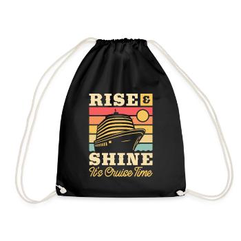 Cruise - Drawstring Bag - black - Front