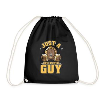 Hobby Brewer Beer Craft Beer - Drawstring Bag - black - Front