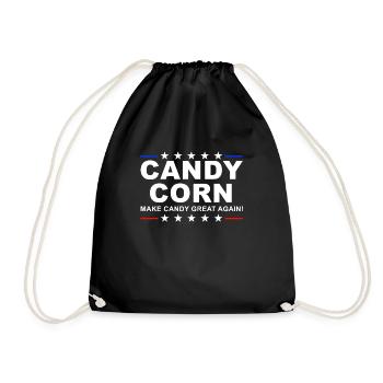 Candy Corn macht Süßigkeiten wieder großartig Hall - Turnbeutel - Schwarz - Vorne