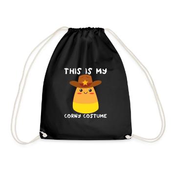 Das ist mein abgedroschenes Cowboy-Candy-Corn-Kost - Turnbeutel - Schwarz - Vorne