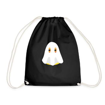 Candy Corn Geisterkostüm Halloween Candy Corn - Turnbeutel - Schwarz - Vorne