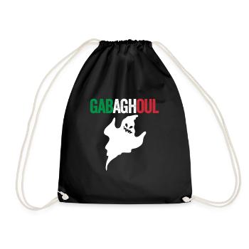 Gabaghoul Italienisches Halloween Gabagool Gabagho - Turnbeutel - Schwarz - Vorne
