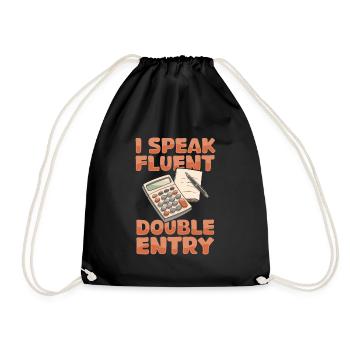 Accountant - Drawstring Bag - black - Front