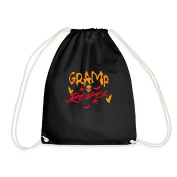 Gramp Faucheur Grand-père Halloween Papi - Sac de sport léger - noir - Devant