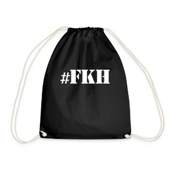 #FKH Anti-Kamala Harris Hatred FKH - Drawstring Bag - black - Front