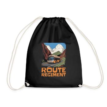 Bus Bus Driver Team - Drawstring Bag - black - Front