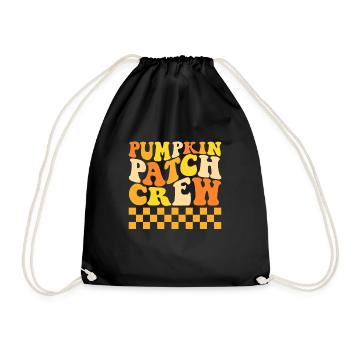 Pumpkin Patch Crew Famille Halloween Pumpkin Patch - Sac de sport léger - noir - Devant