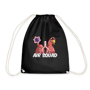 Inhalothérapeute Kader - Sac de sport léger - noir - Devant
