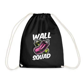 Escouade muraliste - Sac de sport léger - noir - Devant
