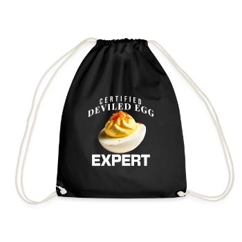 Expert certifié en œufs farcis Funny Harvest - Sac de sport léger - noir - Devant