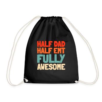 Ambulance Service Paramedic Paramedic - Drawstring Bag - black - Front