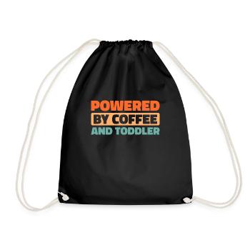 Maternelle Institutrice Assistante maternelle Café - Sac de sport léger - noir - Devant