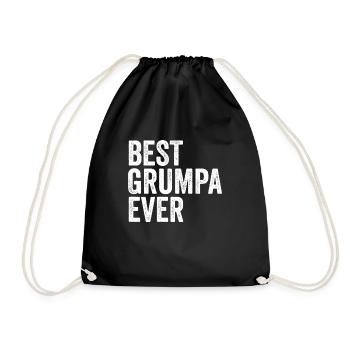 Le meilleur Grumpa de tous les temps. Drôle de grand-père. Meilleur G - Sac de sport léger - noir - Devant