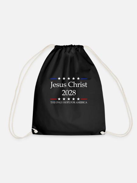 Jesus Christus 2028 Die einzige Hoffnung für Ameri - Turnbeutel - Schwarz