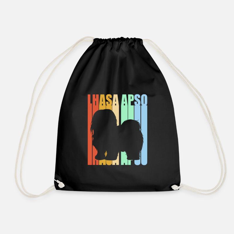 Lhasa Apso - Turnbeutel - Schwarz
