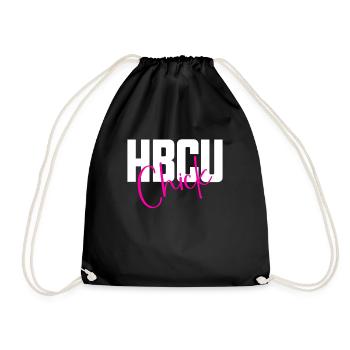 HBCU Chick Black History Women's HBCU - Drawstring Bag - black - Front