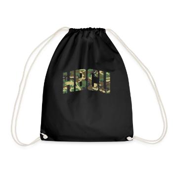 HBCU Black History Camo HBCU - Drawstring Bag - black - Front