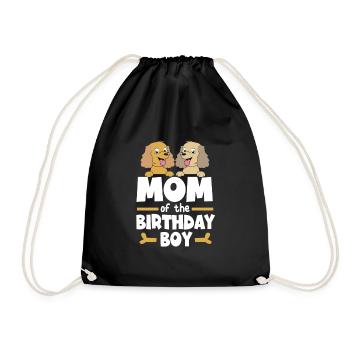 Cocker Spaniel Maman Chien Maman - Sac de sport léger - noir - Devant