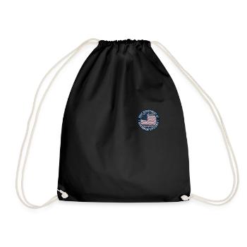 D.O.G.E. Ministry of Government Efficiency DOGE - Drawstring Bag - black - Front