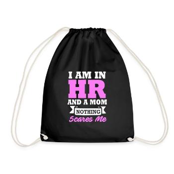 HR Manager - Turnbeutel - Schwarz - Vorne