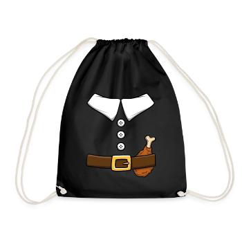 Costume de pèlerin Costume de pèlerin de Thanksgiving - Sac de sport léger - noir - Devant