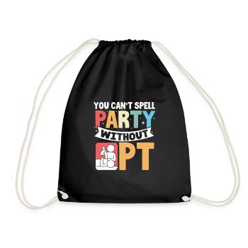 Physiotherapy Physiotherapy Physiotherapist - Drawstring Bag - black - Front