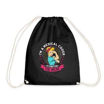 Medical programmer - Drawstring Bag - black - Front